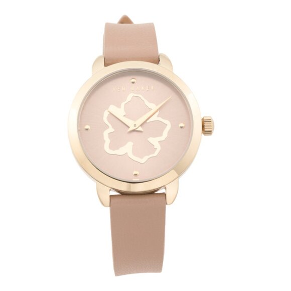 TED BAKER Tan Women's Fleure Iconic Leather Strap Watch